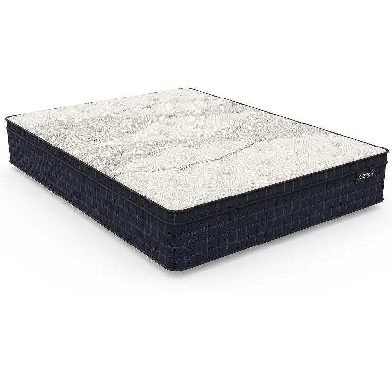 12.5" Firm Support Twin Coil Hybrid Mattress, Eco-Friendly Comfort, Twin