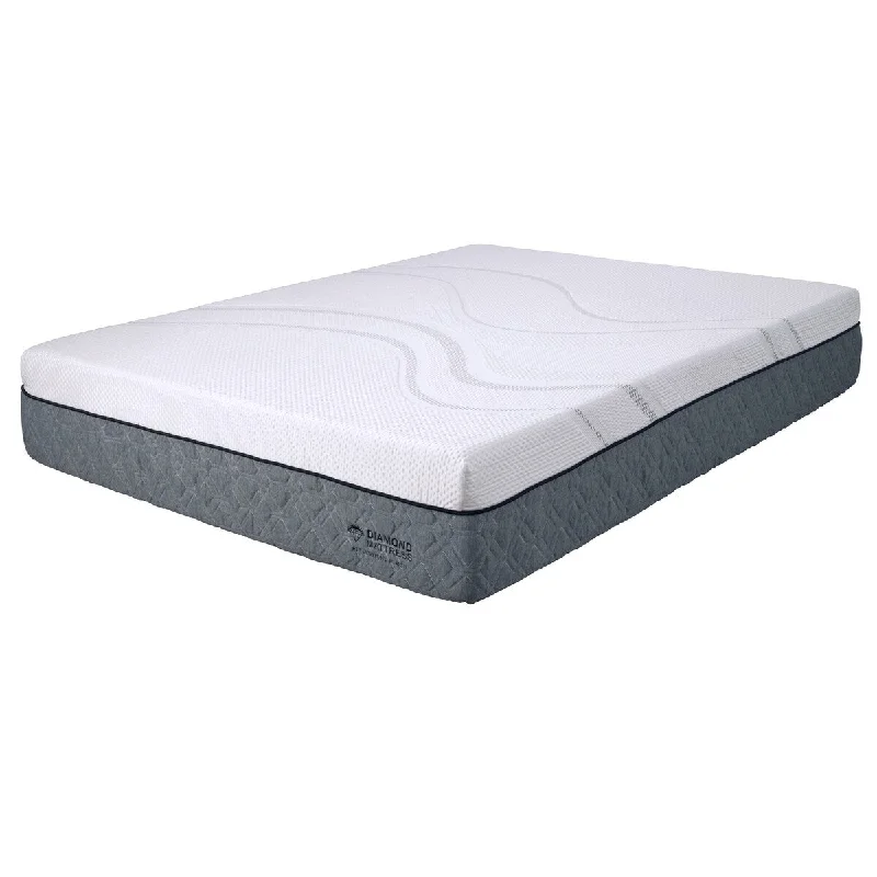 12 Inch Graphene Memory Foam Mattress with CertiPUR-US Certified, Firm Feel, King,White