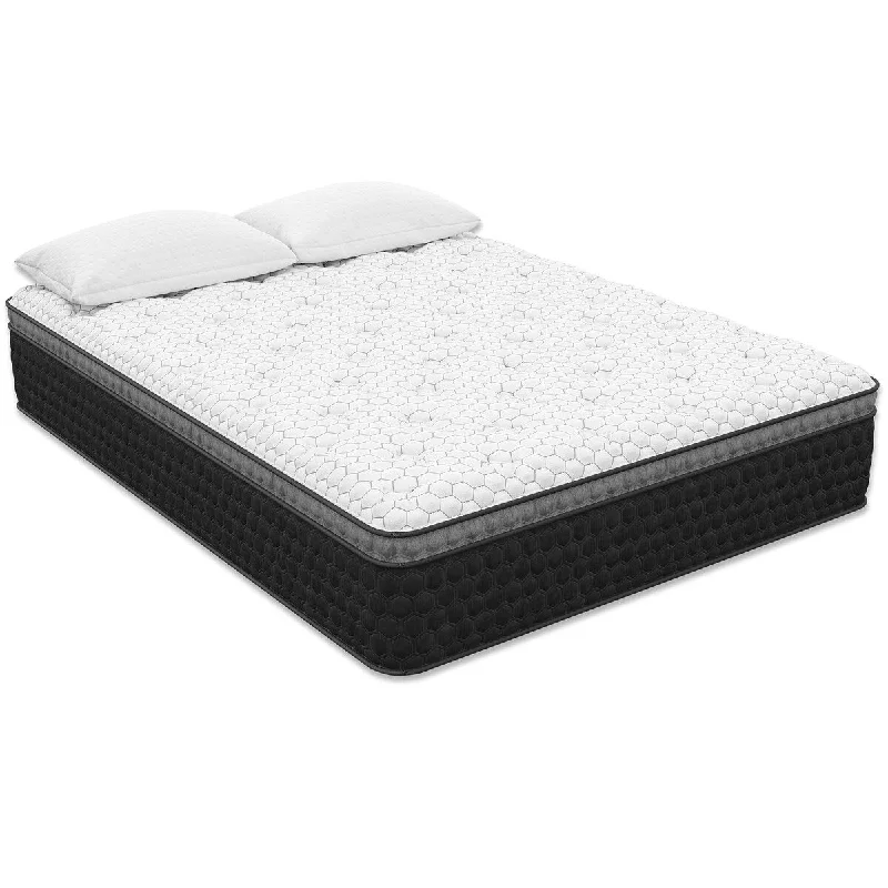 14-inch Copper Infused Memory foam Mattress Twin Hybrid Euro-Top Mattress CertiPUR-US - White