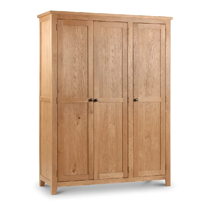 Marlborough Wardrobe with 3 Doors 1.8m- Oak