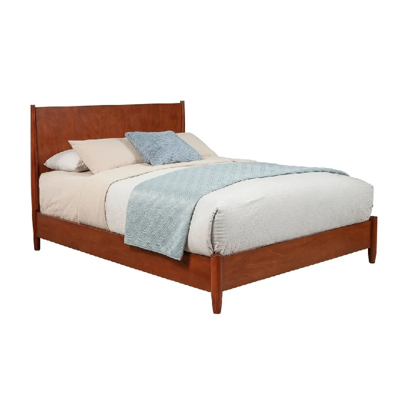 Alpine Furniture Flynn Platform Bed, Acorn