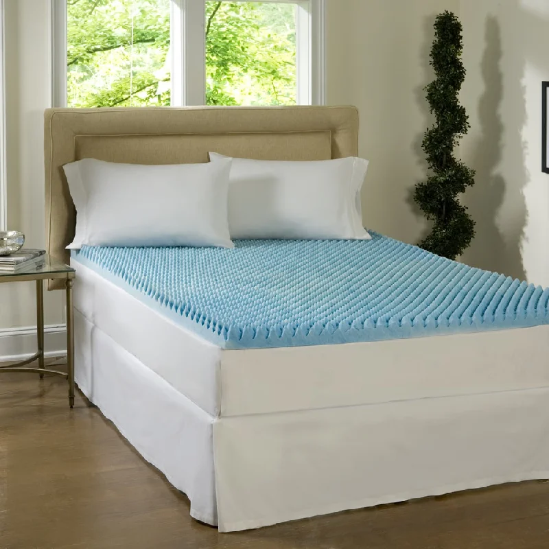 Comforpedic Loft from Beautyrest 4-inch Sculpted Gel Memory Foam Mattress Topper