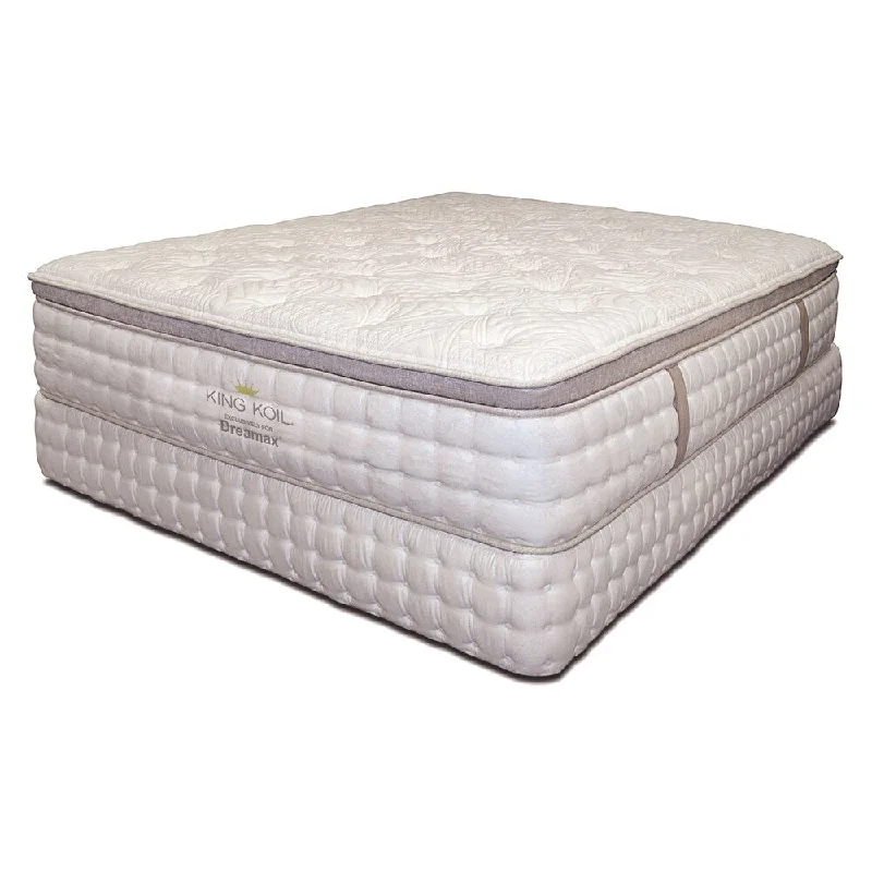 Furniture of America King Coil 15-inch King-size Euro Top Gel Hybrid Mattress