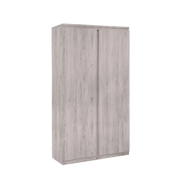 Jupiter Wardrobe with 2 Doors 191cm Grey Oak