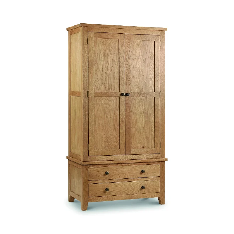 Marlborough Oak 2 Doors & 2 Drawers Wardrobe