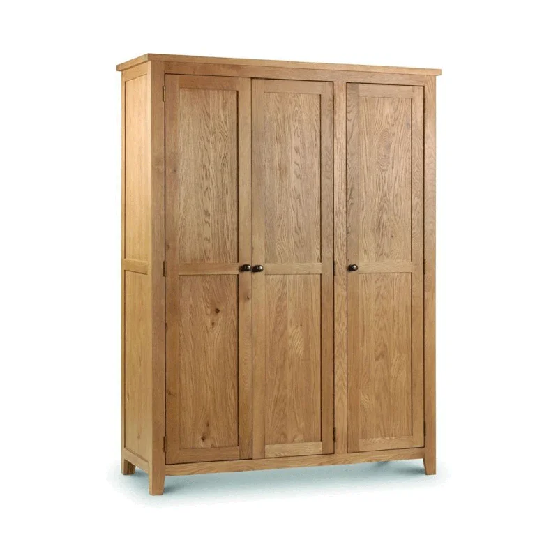 Marlborough Solid Oak 3 Doors Wardrobe