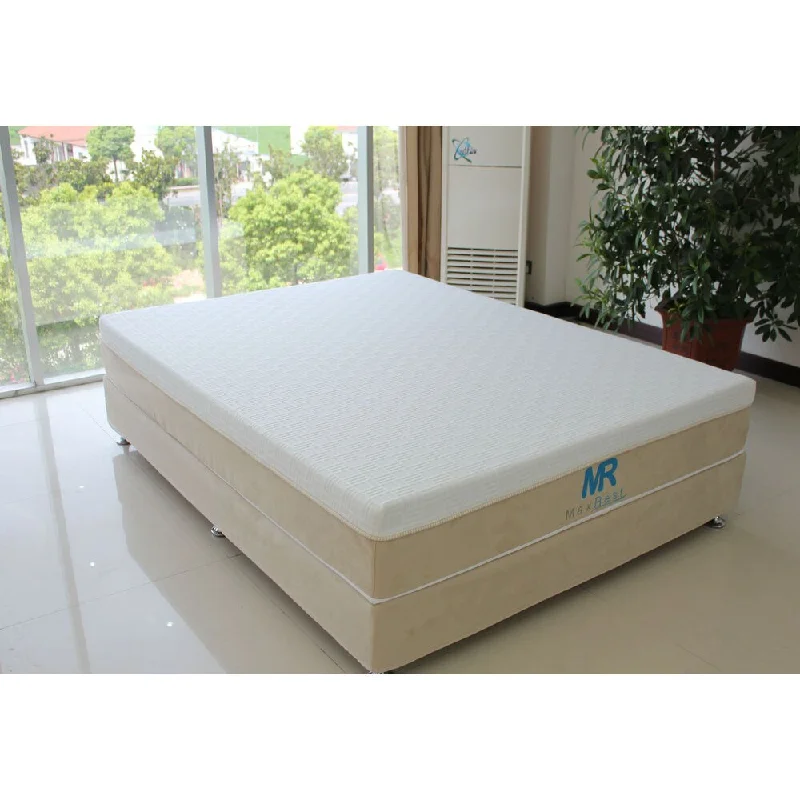 MaxRest Eco-Friendly 10-inch King-size Gel Memory Foam Mattress - White