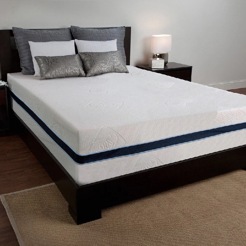 Sealy 12-inch Twin-size Memory Foam Mattress - White