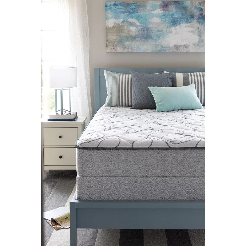 Sealy Overcrest Plush Full-size Mattress Set - White