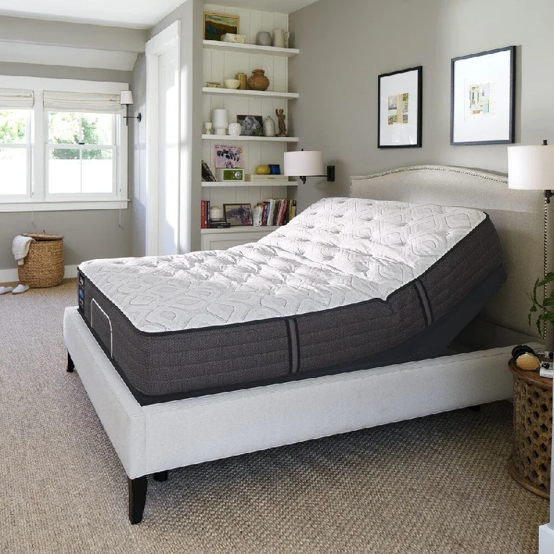 Sealy Response Performance Cushion Firm Tight-top Split Ease Adjustable Base King Mattress