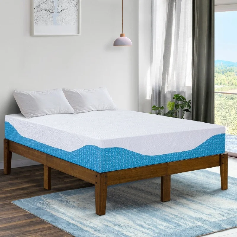 Sleeplanner 12 Inch Contour Firm Gel Memory Foam Mattress