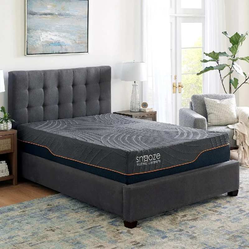 Snooze 13-Inch Plush Hybrid Memory Foam and Coil Mattress