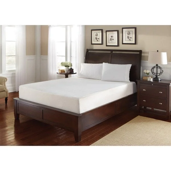 WHITE by Sarah Peyton 10-inch Twin-size Gel Convection Cooled Memory Foam Mattress