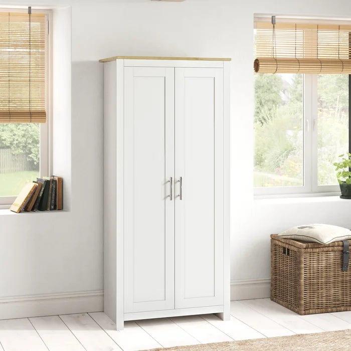 Arras 2 Door Manufactured Wood Wardrobe