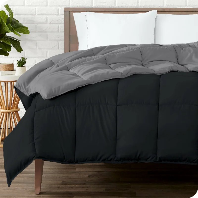 Bare Home Reversible All Season Down Alternative Comforter