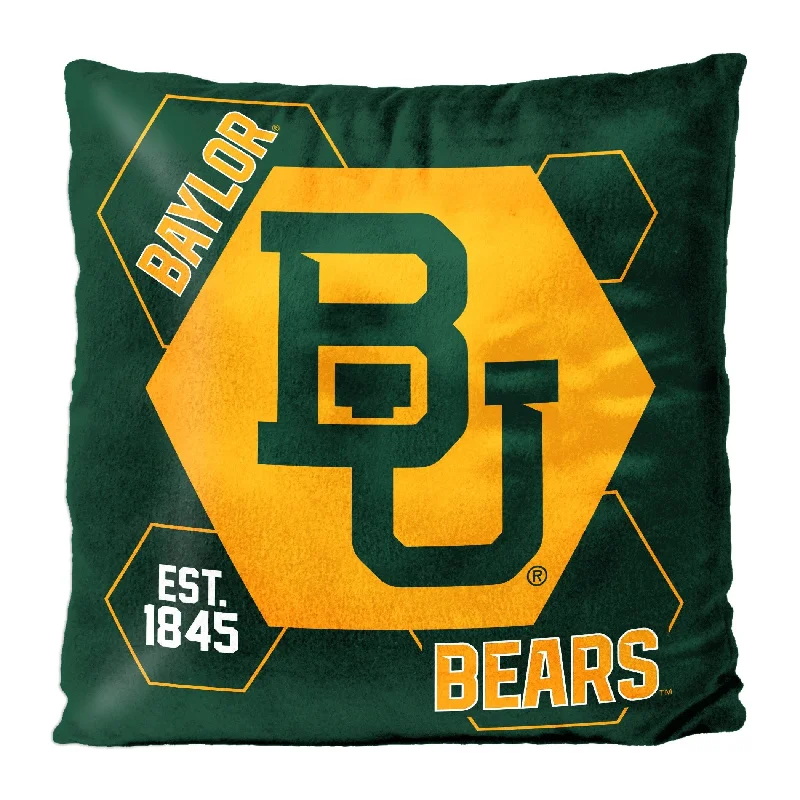 Baylor OFFICIAL NHL "Connector" Double Sided Velvet Pillow; 16" x 16" - White