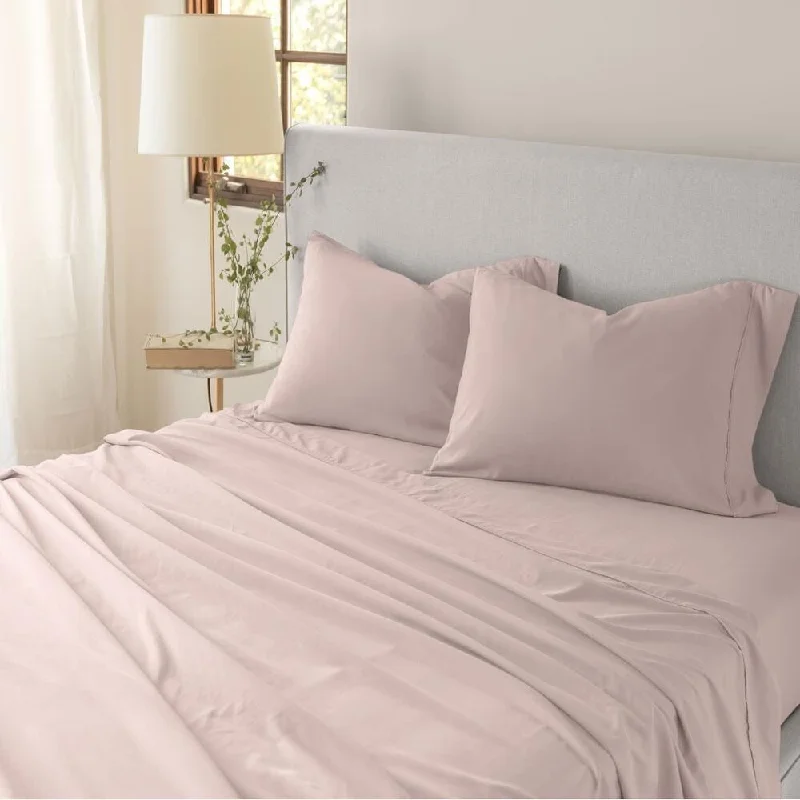 California King Blush Lux Sheet Set by Jennifer Adams