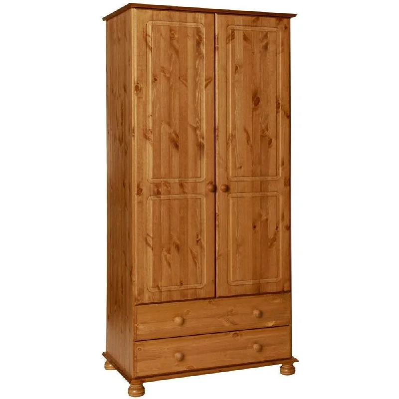 Copenhagen Pine 2 Door Tall Wardrobe