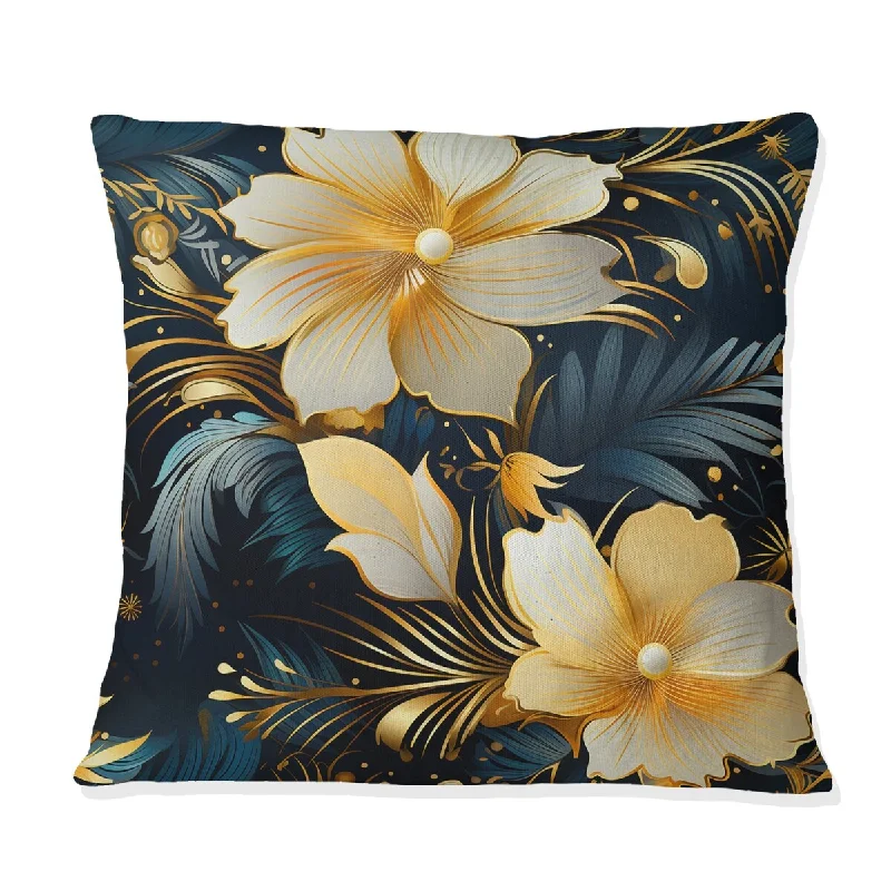 Designart "Celestial Tropics Tropical Pattern" Tropical Printed Throw Pillow