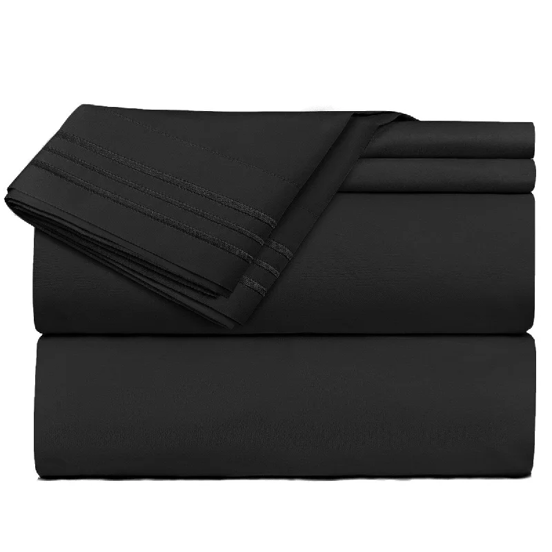 Double brushed Microfiber Sheet Set-Queen