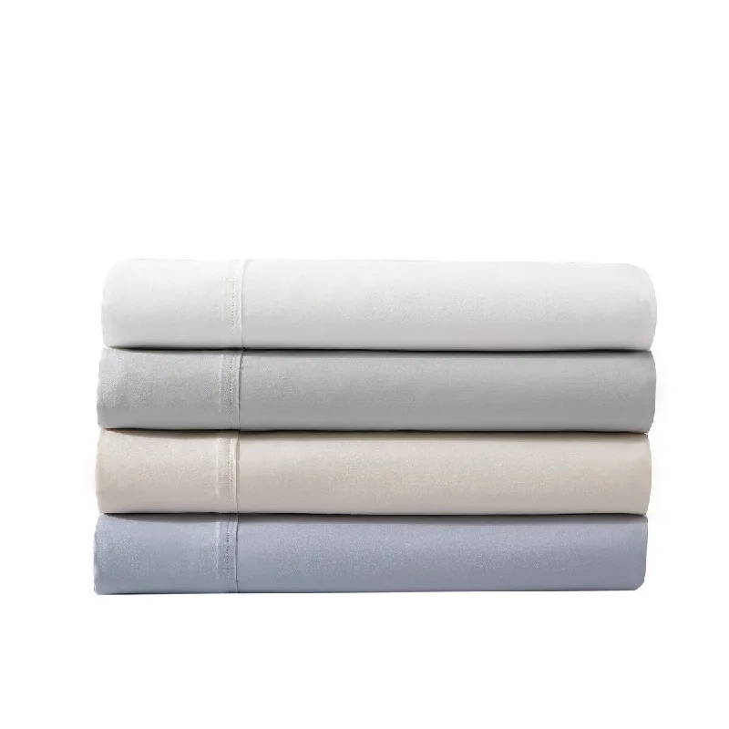 Eddie Bauer Signature Solid Anti-Bacterial T500 Sateen CVC Sheet Set