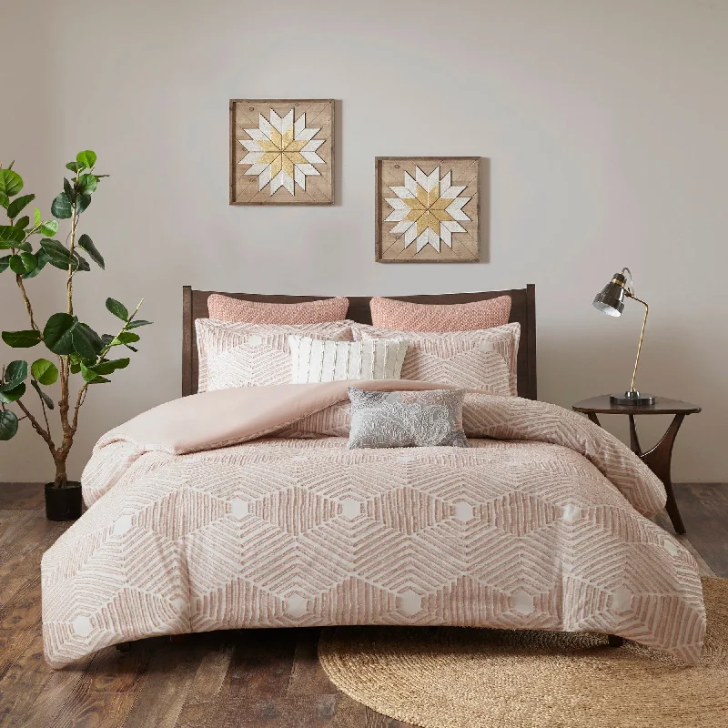 INK+IVY Ellipse Cotton Jacquard Comforter Set