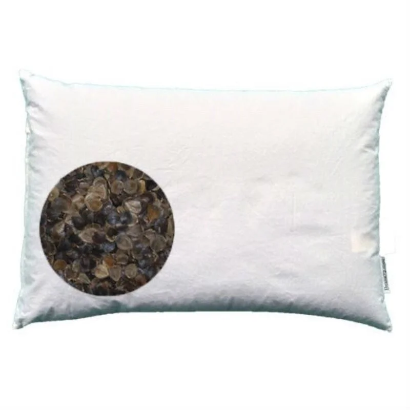 Japanese size 14 x 20 inch Organic Buckwheat Pillow - White