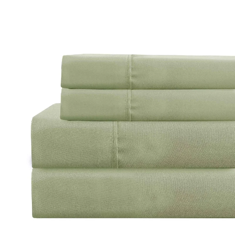 Lanester 4 Piece California King Deep Pocket Sheet Set The Urban Port, Sage Green