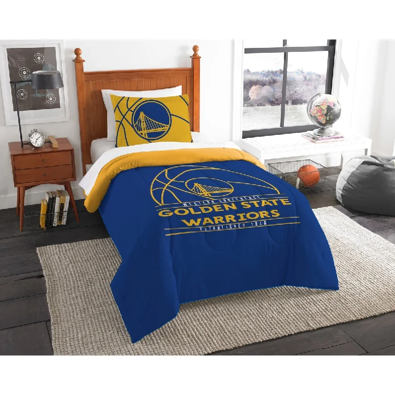 NBA Golden State Warriors Reverse Slam 2 Piece Twin Comforter Set