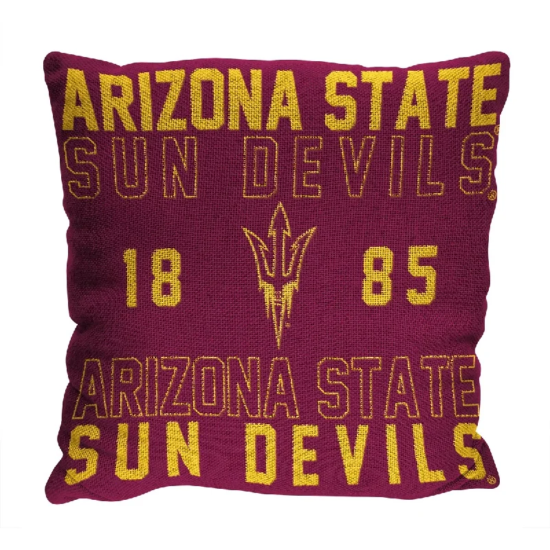 NCAA Arizona State Sun Devils Stacked 20 Inch Pillow