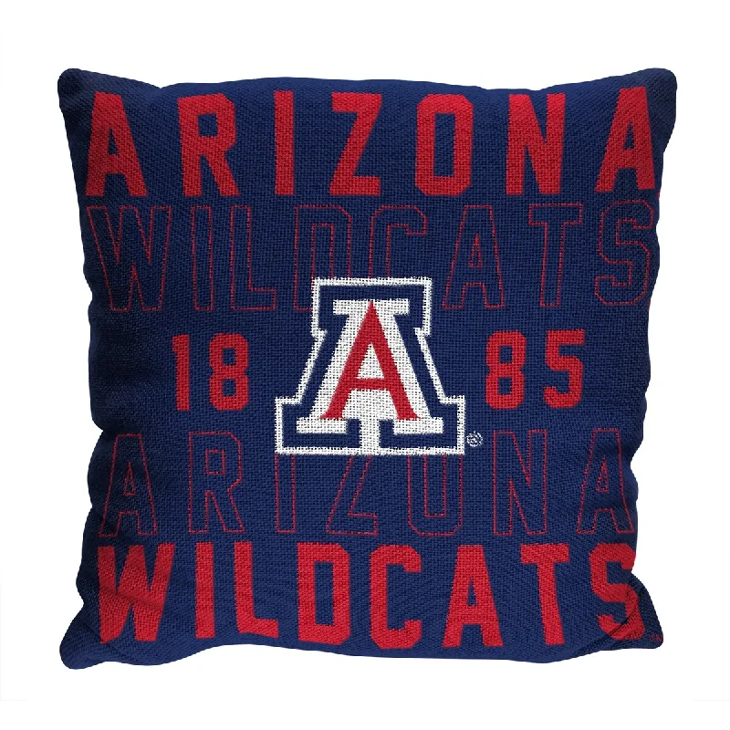 NCAA Arizona Wildcats Stacked 20 Inch Pillow