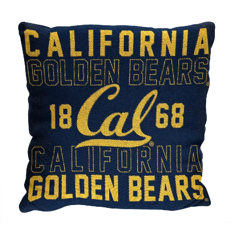 NCAA California Golden Bears Stacked 20 Inch Pillow