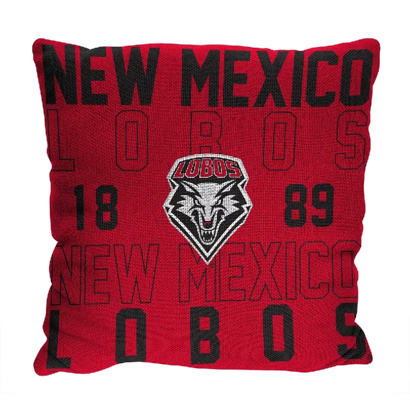 NCAA New Mexico State Aggies Stacked 20 Inch Pillow