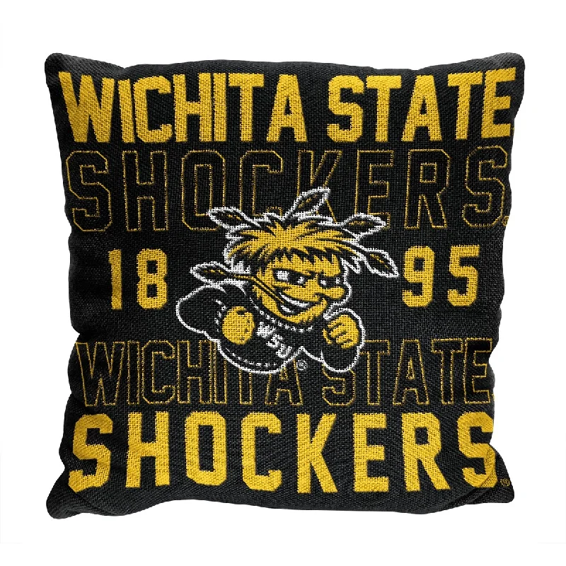 NCAA Wichita State Shockers Stacked 20 Inch Pillow