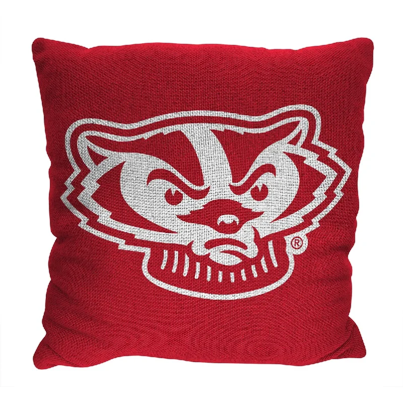 NCAA Wisconsin Badgers Invert 20 Inch Pillow