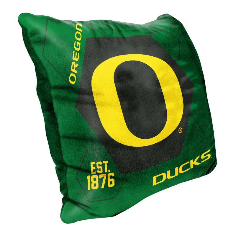 Oregon OFFICIAL NHL "Connector" Double Sided Velvet Pillow; 16" x 16" - White