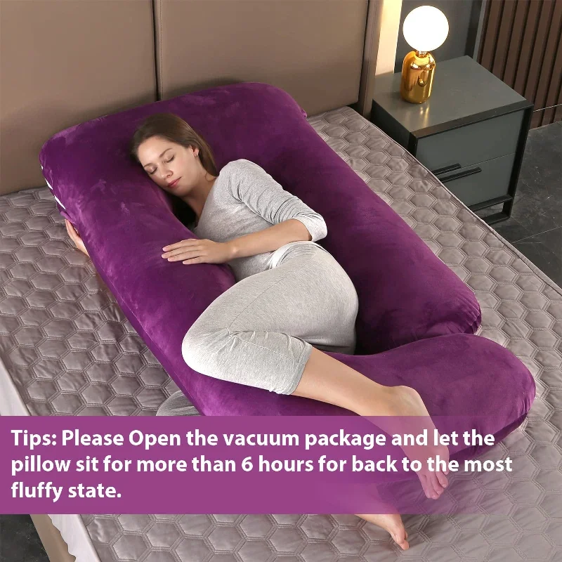 Pregnancy Pillows for Sleeping,Full Body Pillow for Pregnancy Women with Removable Cover,Support for Back,Must Have