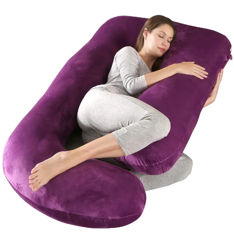 Pregnancy Pillows for Sleeping,Full Body Pillow for Pregnancy Women with Removable Cover,Support for Back,Must Have