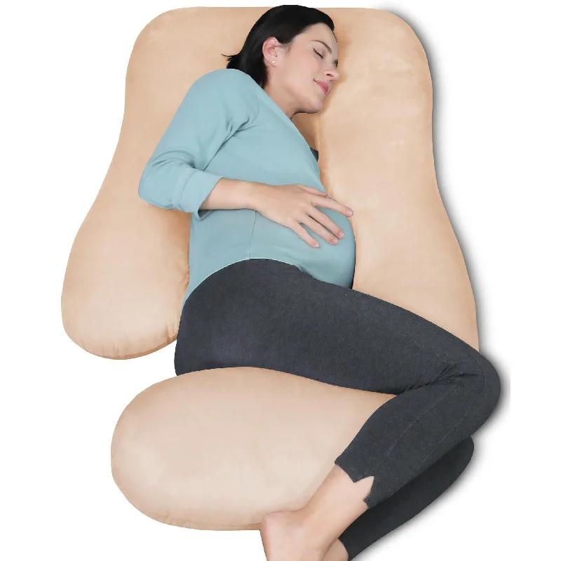 Pregnancy Pillows for Sleeping - U Shaped Full Body Maternity Pillow with Removable Cover HIPS - 57 Inch Pregnancy Pillow