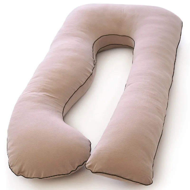 Pregnancy Pillows, U-Shape Full Body Pillow -Removable Jersey Cotton Cover Pregnancy Pillows Body Pillows, Maternity Pillow