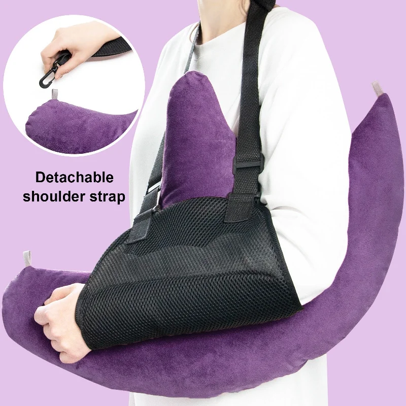 Rotator Cuff Pillow for Neck and Shoulder Pain,Post Surgery Pillow,Ergonomic Pillow,Side Sleeper Support Pillow - White