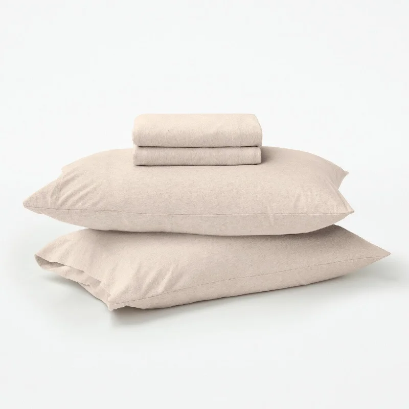 Tuft & Needle Oatmeal Organic Jersey Sheet Set