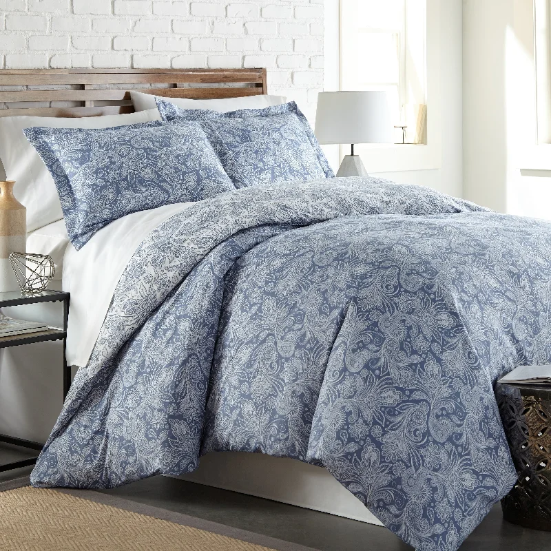 Vilano Plush All Seasons Perfect Paisley Down Alternative 3-piece Comforter