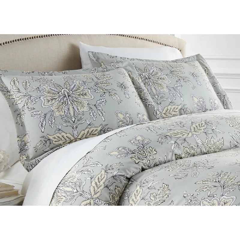 Vilano Premium Ultra-Soft Vintage Garden 3-piece Duvet Cover Set