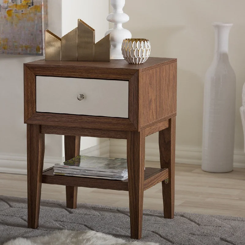 Carson Carrington Laugaras Mid-century Modern Nightstand