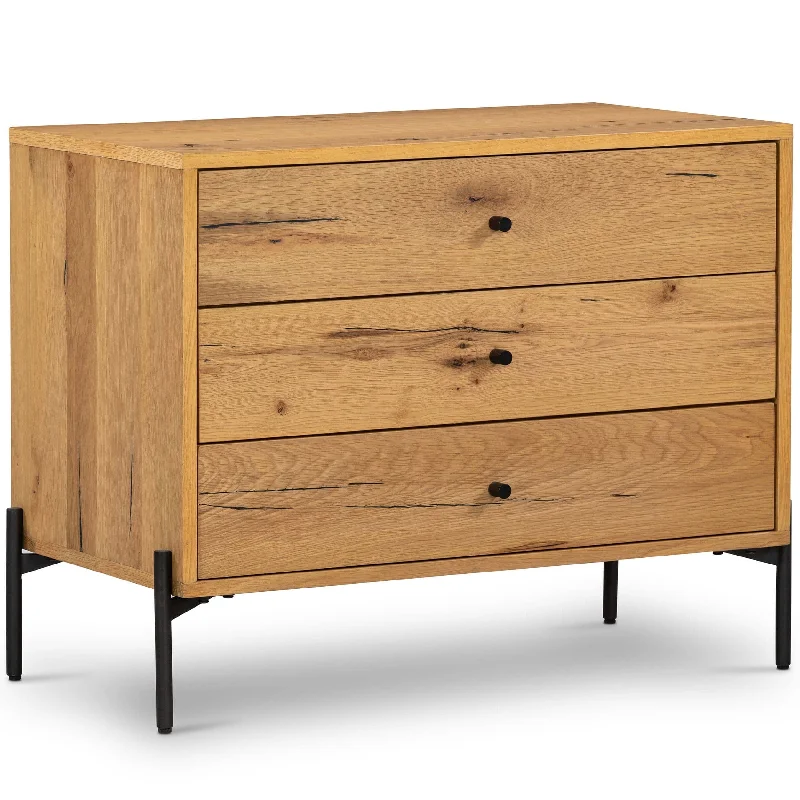 Eaton Large Nightstand, Light Oak