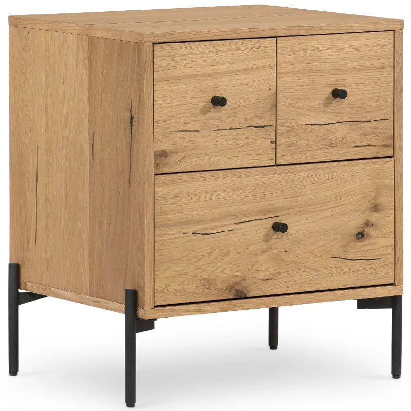 Eaton Nightstand, Light Oak