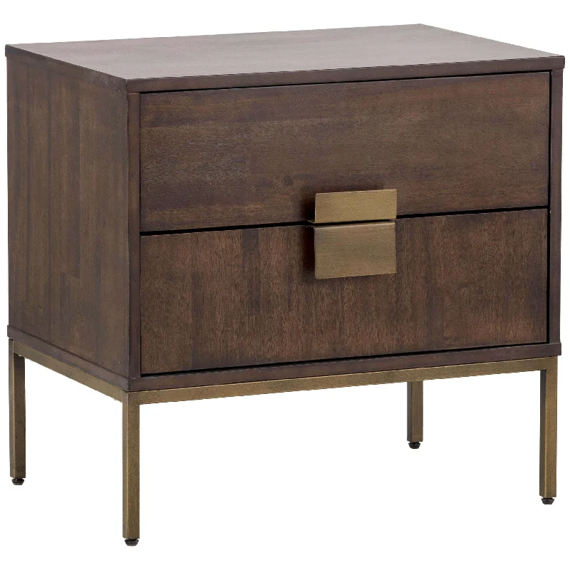 Jade Nightstand, Dark Mango