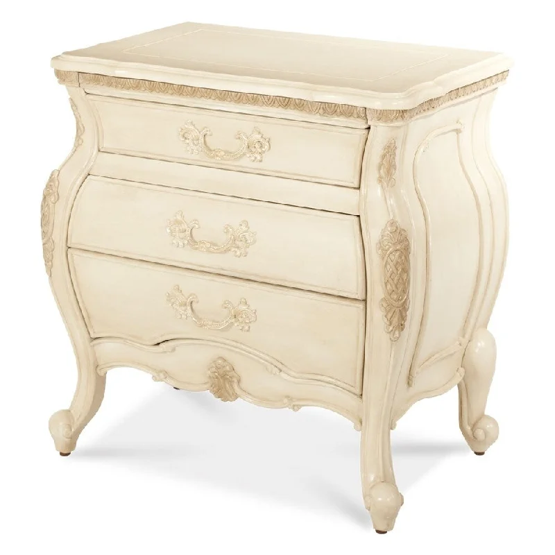 Lavelle Blanc 3-drawers Nightstand