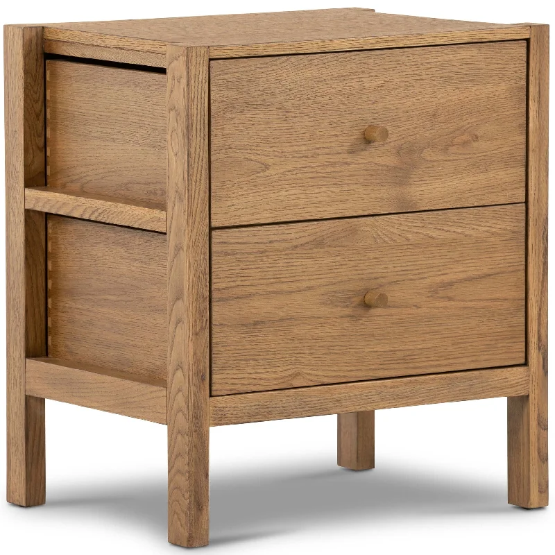 Meadown Nightstand, Tawny Oak